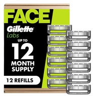 Gillette Labs Shaving Razor Blade Refills for Men, 12 Count VXHW