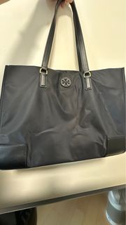 Tory Burch Ella 尼龍托特包 ( 黑色、大size)