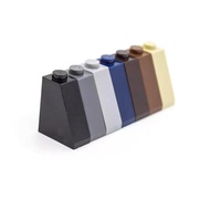 5Pcs Building Blocks 60481 Slope 65° 2 x 1 x 2 Degree Slope Collections Bulk Modular GBC Toy For Hig