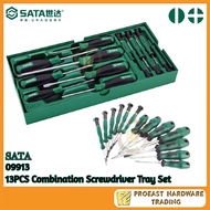 SATA - [09913] 13PCS Combination Screwdriver Tray Set
