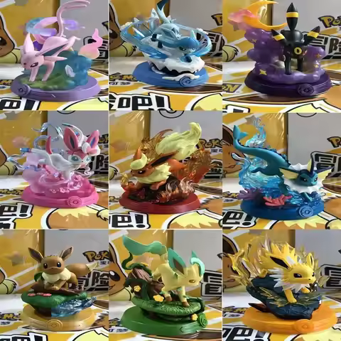Authentic Pok é mon Pok é mon Pok é mon Adventure Bar, Eevee series blind box trendy toys, figurines
