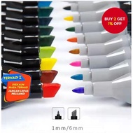 80 Double-head Markers for Art, Watercolor, School, and Office 80 Penanda Dwi-kepala Untuk Seni, Akv