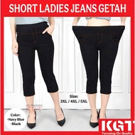 KGT BAMBOO SLACK LADIES 3SUKU Baggy Cutting Scuba JEANS GETAH SOFT MATERIAL SELUAR GETAH PEREMPUAN