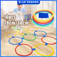 10Pcs Kids Jumping Ring Sports Game Toy Children Sensory Integration Training Hopscotch Jump Ring