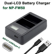 NP-FW50 Battery Charger for Sony a6000、a6300、a6400、etc NP-FW50 Battery Camera Charger