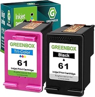 GREENBOX Remanufactured Ink Cartridge 61 Replacement For HP 61 Xl HP 61xl Combo For Envy 4502 4503 4