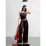 Nannapat New 3-Piece Set Shirt + Hat + Long Jeans Size: L:36/30/40-42 Length 40-41