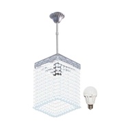 EELIC LHG-134 flexible crystal hanging decorative lamp cube model modern design AND 1 pcs LAU-Z5W la