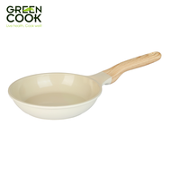 Chảo đúc Green Cook men gốm IVORY GCP233 - Dùng mọi loại bếp - Hàng chính hãng Greencook