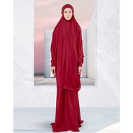 (AS-IS) Telekung ARJANA Rose in Maroon