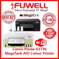 FUWELL - Canon Pixma Ink Efficient G3730 [Print | Scan | Copy] Megatank All In One Wireless Printer