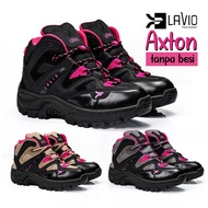 Lavio Women's Mountain Boots Axton Original Grey Cream Black