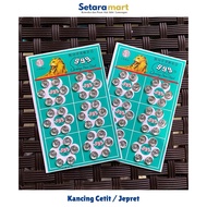 [36 PCS] 999 Snap Buttons 8MM Snap/s - 1 Sheet Snap Button Button Snap