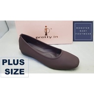[Ready Stock] Pretty In Women Slip-On Flats Shoes 【PLUS SIZE】Kasut Perempuan Wanita Saiz Besar