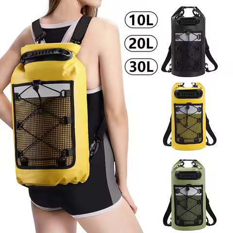 20L/30L Waterproof PVC Dry Bag Women Men Swimming Backpack Kayak Trekking Drifting Rafting Surfing B