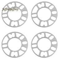 4Pcs Aluminum Wheel Spacers Shims Plate Auto Wheel Spacers Stud for 4X100 4X114.3 5X100 5X108 5X114.