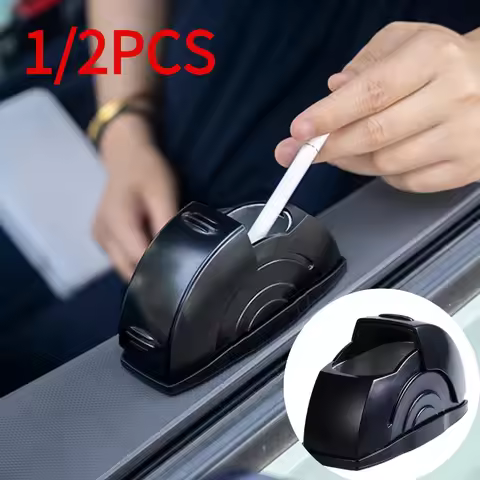 Car Ashtray Cigarette Ashtray Cup Car Door Device Mokeless Ash Tray With Lid Portable Universal Asht