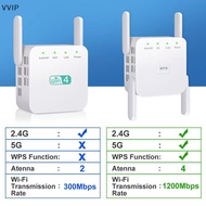 Vvsg 1200Mbps 5Ghz Wireless WiFi Repeater 2.4G 5GHz Wifi Signal Amplifier Extender Router Network Wlan WiFi Repetidor QDD