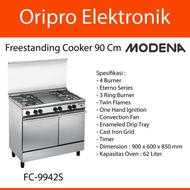 onderdil Kompor Gas Oven Freestanding Cooker Modena 90 cm 4 Tungku FC