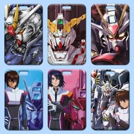 Cartoon Cartoon Anime Gundam seed Luggage Tag Boarding Pass Consignment Pass Bank Card Holder Bus Ca