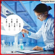 6Pcs 1Ml Anti-Leak Borosilicate Glass Syringe Transparent Liquid Measuring Syringe for Laboratory  h