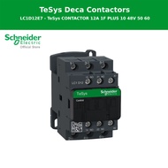 Schneider Electric รุ่น Tesys Deca contactor3P(3NO)AC-3/AC-3e<=440V 12A48V AC coil (LC1D12E7)