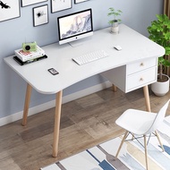 study table/office desk with drawer/modern office table with drawer/meja belajar IKEA/meja study den