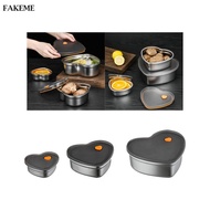 FAKEME Stainless Steel Food Storage Container Meal Prep Food Container for Office