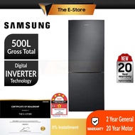 Samsung 500L Digital Inverter Bottom Mount Freezer Refrigerator | RL4323RBABS/ME (Fridge Peti Ais Peti Sejuk 电冰箱)