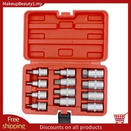 12Pcs 1/2 inch Drive Impact Hex Bit Socket Set H5 H6 H7 H8 H10 H12 H14 H16 H17 H18 H19 H22 Hex Key S