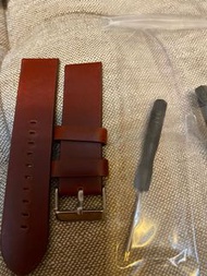 Garmin 佳明Fenix 6/5/5P/MARQ/S60/935/945instinct 22mm快拆真皮錶帶買家