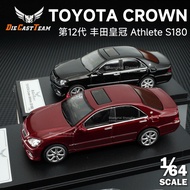 Ready Stock Hot Sale DCT Shadow 1: 64 Toyota Crown 12th Generation Alloy Car Model Simulation Static