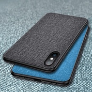 Samsung Galaxy Note 8 9 J2 Core Fashion Slim Solid Color Cloth + PC Hard Phone Case