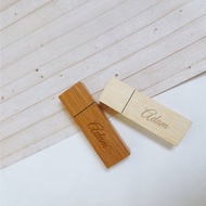 【蒔設計-客製化】64G 天然竹質感隨身碟 USB