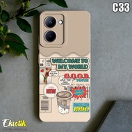 Case Realme C33 - Eksotik - Casing Realme C33 - Motif Lucu Aesthetic - Kesing Realme C33 - Silikon K