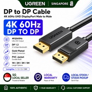 UGREEN DP to DP Cable 4K 60Hz UHD DisplayPort Male to Male Monitor Video Cable Compatible with 1080P