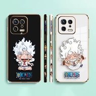 Anime Helios Luffy Gear 5 One Piece Side Printed E-TPU Phone Case For XIAOMI POCO F4 F3 M5 M4 X5 X4 X3 C40 F5 F1 REDMI K50 K40 NOTE 12 11 10 S GT PRO PLUS NFC Gaming Turbo 5G