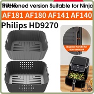 SUHE Air Fryer Tray, Washable Reusable Baking Tray, High Quality Perforated Silicone Non-Stick Baske