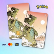 TYRANITAR POKEMON TNG - TOUCH N GO STICKER CARD / ATM CARD STICKER COVER, TNG CARD, ATM CARD