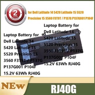Laptop Battery for Dell Latitude 14 5420 Latitude 15 5520 Precision 15 3560 F3T9T / P137G P137G001 P
