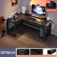 KUCA โต๊ะคอม โต๊ะเกมมิ่ง 160/140/120CM ขาโลหะแข็งแกร่งรุ่นพิเศษ L พื้นผิวคาร์บอนไฟเบอร์ GamingTable[