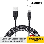 kabel aukey cb-am2 micro usb - hitam