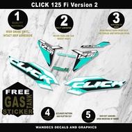 ♞Honda Click 125i Stock Decals