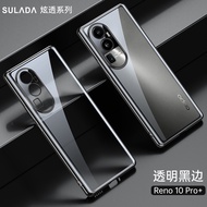 For OPPO Reno 10 Pro + plating case soft tpu clear 2023 new smart phone casing cover sulada clear cases