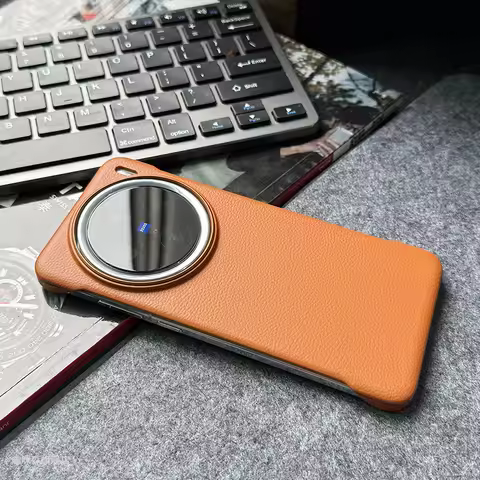 For Vivo X200 Ultra X200 Pro Mini Case Luxury Leather Borderless Ultra-thin Back Cover For Vivo X200