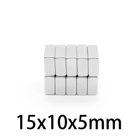15x10x5mm Strong Powerful Block Magnets For Home Refrigerator,Office,DIY Building, Scientific, Craft