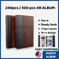 4R Album Gambar (240pcs/300pcs) / Pocket Photo Album/Gambar Album Insert Type Family Small Photo Alb