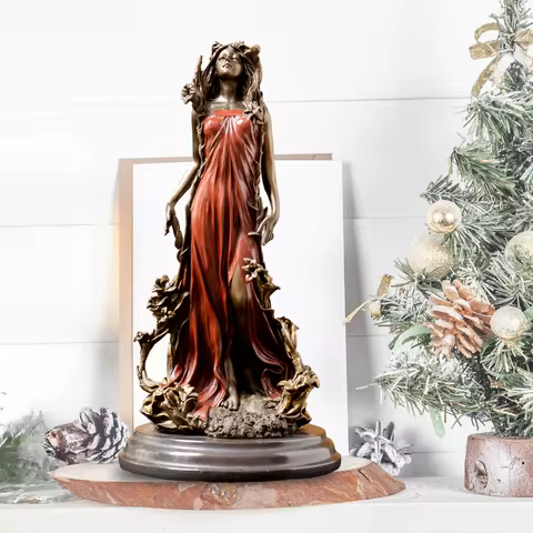 Bronze Aphrodite Statue 30cm Greek Myth Aphrodite Bronze Sculpture Goddess Of Love and Beauty Statue