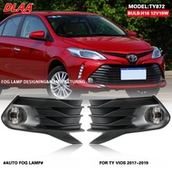 DLAA For Toyota Vios 2017 2018 2019  Front  Fog Lights Car Styling Spot Light Fog Lamps With Switch - 1 Pair