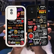 Z-48 Rock Band White Black Case Casing for VIVO Y02t Y02a Y02 V30E V30 Pro 5G Case